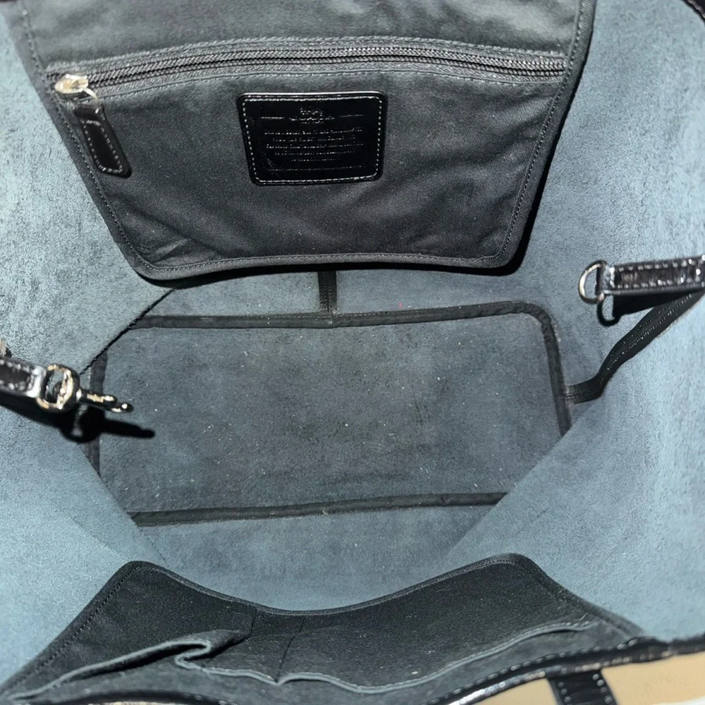 Coach Mtero City Black Tote Bag - Picture 6 of 14